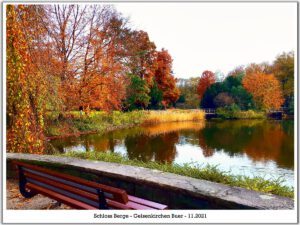 Schloss Berge in Gelsenkirchen Buer im November 2021