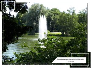 Schloss Berge in Gelsenkirchen Buer im Juli 2019