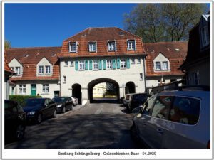Siedlung Schüngelberg 1 Siedlung Schüngelberg in Gelsenkirchen Buer im April 2020