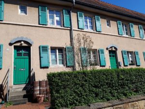 Siedlung Schüngelberg in Gelsenkirchen Buer im April 2020