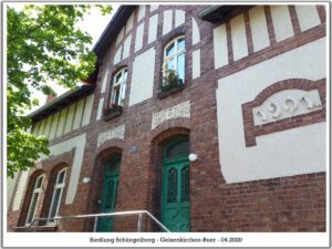Siedlung Schüngelberg 22 Siedlung Schüngelberg in Gelsenkirchen Buer im April 2020