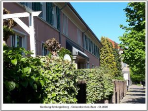 Siedlung Schüngelberg 23 Siedlung Schüngelberg in Gelsenkirchen Buer im April 2020
