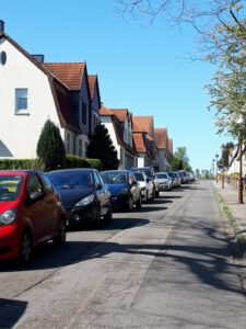 Siedlung Schüngelberg in Gelsenkirchen Buer im April 2020