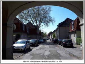 Siedlung Schüngelberg 3 Siedlung Schüngelberg in Gelsenkirchen Buer im April 2020