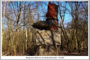 Die Halde Rheinelbe in Gelsenkirchen Ückendorf im März 2022