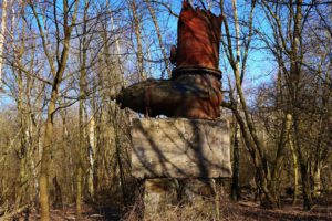 Die Halde Rheinelbe in Gelsenkirchen Ückendorf im März 2022