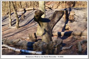 Die Halde Rheinelbe in Gelsenkirchen Ückendorf im März 2022