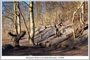 Die Halde Rheinelbe in Gelsenkirchen Ückendorf im März 2022