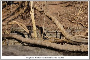 Die Halde Rheinelbe in Gelsenkirchen Ückendorf im März 2022