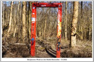 Die Halde Rheinelbe in Gelsenkirchen Ückendorf im März 2022