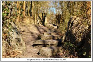 Die Halde Rheinelbe in Gelsenkirchen Ückendorf im März 2022