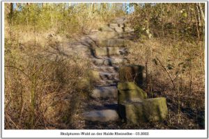 Die Halde Rheinelbe in Gelsenkirchen Ückendorf im März 2022