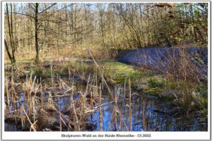 Die Halde Rheinelbe in Gelsenkirchen Ückendorf im März 2022