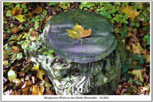 Skulpturen-Wald Halde Rheinelbe in Gelsenkirchen im Oktober 2021