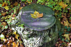 Skulpturen-Wald Halde Rheinelbe in Gelsenkirchen im Oktober 2021