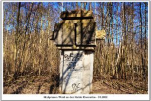 Die Halde Rheinelbe in Gelsenkirchen Ückendorf im März 2022