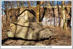 Die Halde Rheinelbe in Gelsenkirchen Ückendorf im März 2022