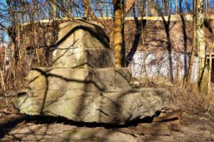 Die Halde Rheinelbe in Gelsenkirchen Ückendorf im März 2022