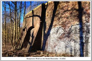 Die Halde Rheinelbe in Gelsenkirchen Ückendorf im März 2022