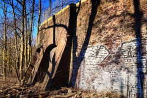 Die Halde Rheinelbe in Gelsenkirchen Ückendorf im März 2022