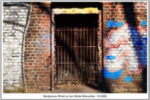 Die Halde Rheinelbe in Gelsenkirchen Ückendorf im März 2022