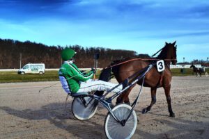 Trabrennbahn Gelsenkirchen Feldmark im März 2022