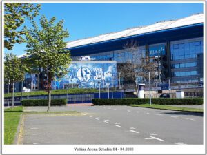 Die Veltins Arena - Die Heimat von Schalke 04 im April 2020
