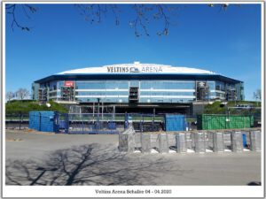 Die Veltins Arena - Die Heimat von Schalke 04 im April 2020