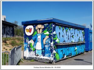Die Veltins Arena - Die Heimat von Schalke 04 im April 2020