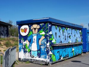 Die Veltins Arena - Die Heimat von Schalke 04 im April 2020