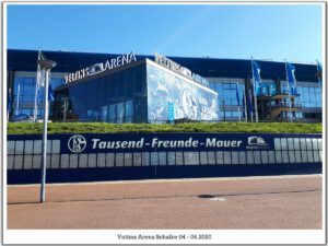 Die Veltins Arena - Die Heimat von Schalke 04 im April 2020
