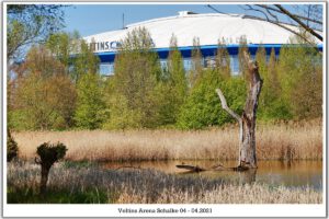 Die Veltins Arena - Die Heimat von Schalke 04 im April 2021