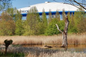Die Veltins Arena - Die Heimat von Schalke 04 im April 2021