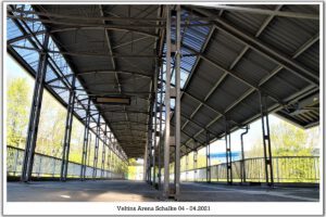 Die Veltins Arena - Die Heimat von Schalke 04 im April 2021