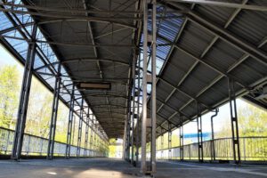 Die Veltins Arena - Die Heimat von Schalke 04 im April 2021