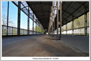 Die Veltins Arena - Die Heimat von Schalke 04 im April 2021