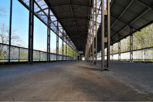 Die Veltins Arena - Die Heimat von Schalke 04 im April 2021