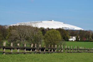 Die Veltins Arena - Die Heimat von Schalke 04 im April 2021