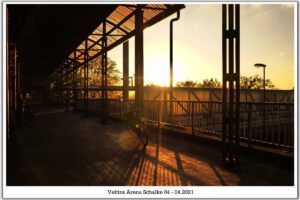 Die Veltins Arena - Die Heimat von Schalke 04 im April 2021