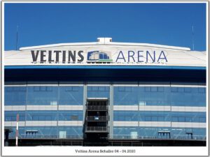 Die Veltins Arena - Die Heimat von Schalke 04 im April 2020
