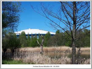 Die Veltins Arena - Die Heimat von Schalke 04 im April 2020