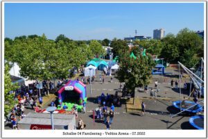 Die Veltins Arena - Die Heimat von Schalke 04 im Juli 2022