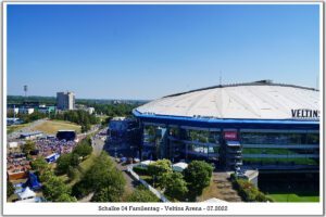Die Veltins Arena - Die Heimat von Schalke 04 im Juli 2022