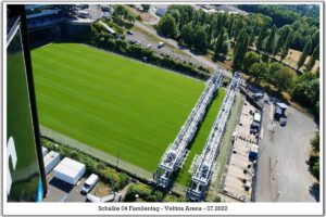 Die Veltins Arena - Die Heimat von Schalke 04 im Juli 2022