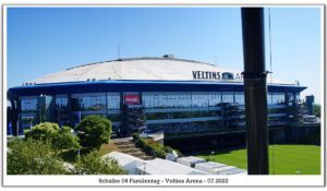 Die Veltins Arena - Die Heimat von Schalke 04 im Juli 2022