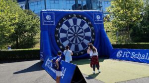 Die Veltins Arena - Die Heimat von Schalke 04 im Juli 2022