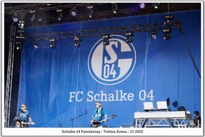 Die Veltins Arena - Die Heimat von Schalke 04 im Juli 2022
