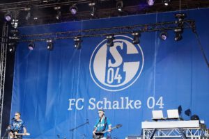 Die Veltins Arena - Die Heimat von Schalke 04 im Juli 2022