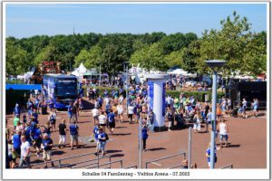 Die Veltins Arena - Die Heimat von Schalke 04 im Juli 2022