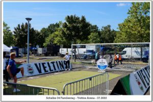 Die Veltins Arena - Die Heimat von Schalke 04 im Juli 2022
